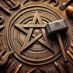 Pentacle and Thor's Hammer